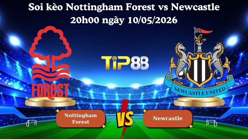 TIP88 Nhận định soi kèo Nottingham Forest vs Newcastle 20h00 ngày 10/05/2026 - Ngoại hạng Anh